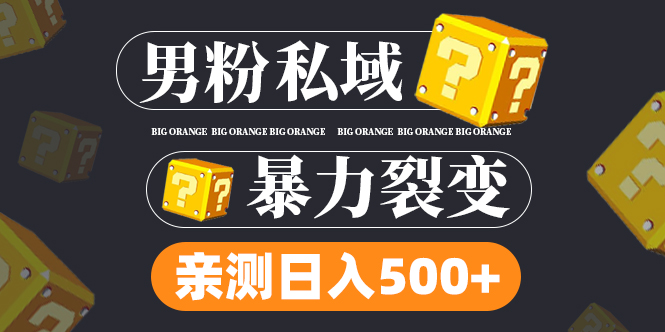 男粉项目，一个作品变现1000+，新渠道新玩法，一部手机实现月入过万-纵横项目网