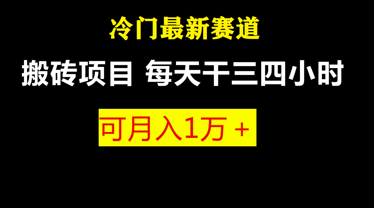 最新冷门游戏搬砖项目，零基础也能玩（附教程+软件）-纵横项目网