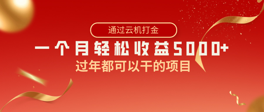 过年都可以干的项目，快手掘金，一个月收益5000+，简单暴利-纵横项目网
