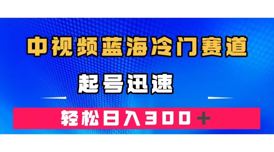中视频蓝海冷门赛道，韩国视频奇闻解说，起号迅速，日入300＋-纵横项目网