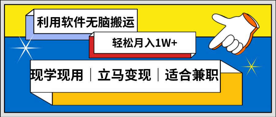低密度新赛道 视频无脑搬 一天1000+几分钟一条原创视频 零成本零门槛超简单-纵横项目网