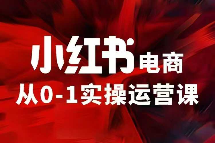 小红书电商运营，97节小红书vip内部课，带你实现小红书赚钱-纵横项目网