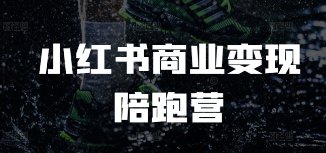 小红书商业变现陪跑营，小红书电商教程-纵横项目网