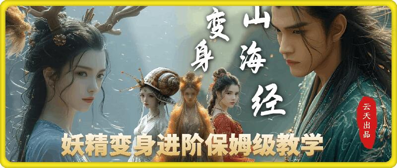 云天AI山海经变身视频教程，妖精变身进阶保姆级教学-纵横项目网