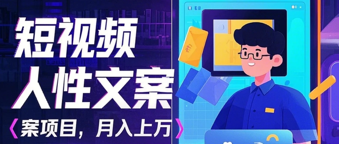利用AI自动制作短视频人性文案项目：揭秘月入上万的精准流量变现秘籍-纵横项目网