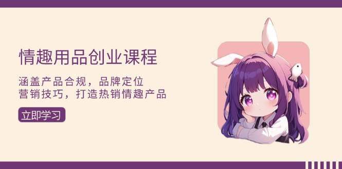 情趣用品创业课程：涵盖产品合规，品牌定位，营销技巧，打造热销情趣产品-纵横项目网